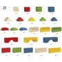 Set Brio blocuri colorate din lemn 25 piese